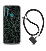 Realme 5i 5 Pro 6i 7 Pro 8 Kılıf Boyun Askılı Silikon Sarmaşıklar 1675