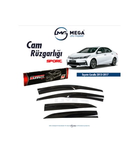 Cam Rüzgarlığı Toyota Corolla 2013-2018 ile uyumlu