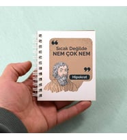 Hipokrat Esprili Mesajlı Not Defteri Hediyelik
