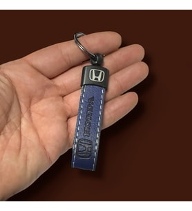 HONDA uyumlu Kabartmalı Logo Ve Yazılı Anahtarlık (LACİVERT) (Standart)