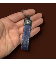 HONDA uyumlu Kabartmalı Logo Ve Yazılı Anahtarlık (LACİVERT) (Standart)