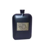 Kartal Desenli Paslanmaz Çelik Cep Matarası 7 oz (200ml) (Metal)