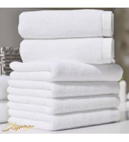 SKYROSE VIP Ultra Lüks Otel Havlusu 3 Farklı Ebat Seçeneğiyle (50x90)(70x150)(90x150) (Beyaz)