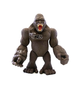 Jurassic Clash Siber Goril: Savaşın Yeni Kahramanı 27cm. (Siyah)