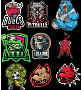 Agresif İsimli Hayvanlar Sticker Set 9 Parça Telefon, Tablet, Defter, Laptop Sticker