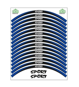 MAVİ SİYAH SPORT REFLEKTÖRLÜ JANT ŞERİDİ