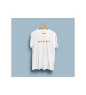 Oversize Şampiyon 4.5 Yıldız Tasarım unisex T-shirt