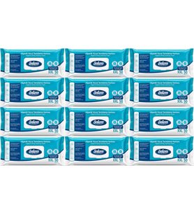 Önlem Hijyenik Vücut Temizleme Islak Mendil Havlu 600 Yaprak (Ebat XXL) (12PK*50)