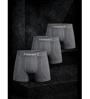 Night Erkek Rahat Esnek Seamless 3 Lü Boxer