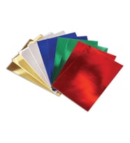 Ginza Metalik Aynalı Karton 50x70 cm 5 Renk 10'lu Paket 