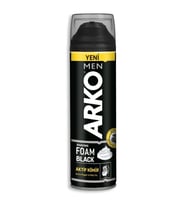 Arko Men Traş Köpüğü Black Aktif Kömürlü 200 Ml
