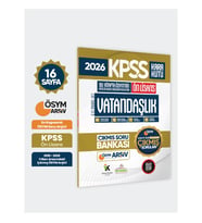 2026 FULLÖnLisans KPSS Vatandaşlık Kara Kutu ÖSYM Çıkmış Soru Bankası Son 15 Yıl (Sadece Ön Lisans)