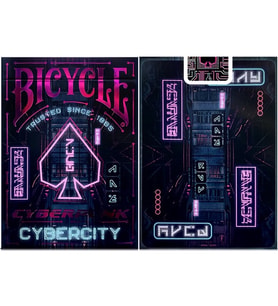 Bicycle Cyberpunkt Cybercity Premium Oyun Kağıdı iskambil Kartları Destesi Bicycle Kartı (Karışık)