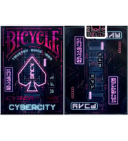 Bicycle Cyberpunkt Cybercity Premium Oyun Kağıdı iskambil Kartları Destesi Bicycle Kartı (Karışık)