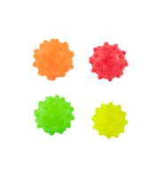 Oyuncak Top Işıklı Sesli Oyun Sevimli Oyun Topu Dörtlü Set 6 Cm