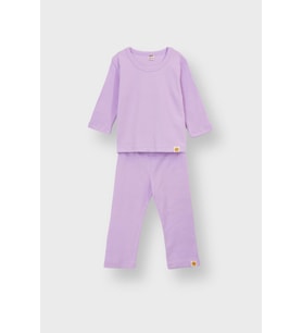 Basic Fitilli İnterlok Kumaş %100 Pamuk 1-5 Yaş Beyaz Bebek Pijama Takımı
