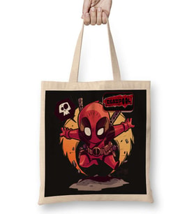 Deadpool 01 Bez Çanta Uzun Saplı