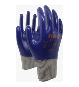 FABA EP-1303-L LACİVERT NİTRİL POLYESTER ELDİVEN L