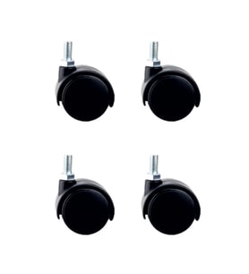 Büyük Plastik Vidalı Teker - 50MM HKS127 - 4 Adet