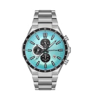 Quantum PWG936.300 Dual Time Tüm Fonksiyonları Aktif Çelik Kordonlu Su Geçirmez Metalik Renk Erkek Kol Saati