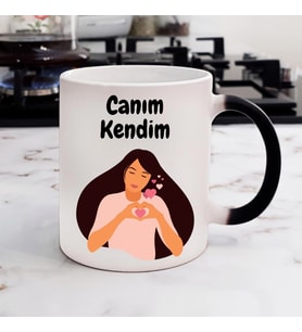 Çılgıntrend Canım Kendim Tasarımlı Sihirli Kupa