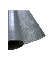 Para Desenli muşamba 2 x 0,50 cm  GRİ Keçeli Paralı Muşamba Zemin Oto Taban Döşemesi (Beyaz)