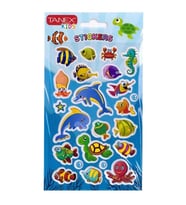 TANEX KIDS TNX-261165 3D PUFFY - KABARTMALI DENİZ CANLILARI SERİSİ - 1 ADET