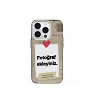 Iphone 13 Pro Max Uyumlu Kişiselleştirilebilir Tasarimli Lüks Silikon Kilif (Çok Renkli)