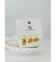 Zirkon Taşlı Üçlü Kombin Küpe - Kp00397