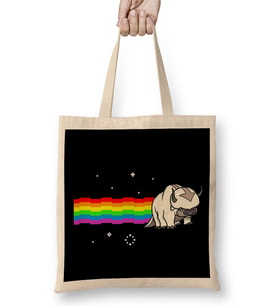 Avatar Last Airbender Appa Nyan Cat Avatar Bez Çanta Uzun Saplı