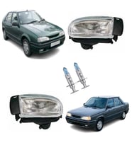 Renault 9-19 Sis Farı Sağ&Sol Cool Blue Ampül Takım