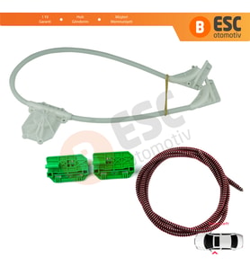 Renault Premium Kerax Midlum DAF LF 45 55 Volvo FL II FE 1400753 İçin Elektrikli Sol Cam Kriko Seti