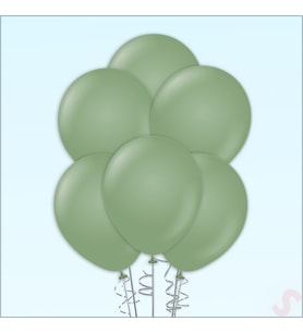 Okaliptus Pastel Balon, 30cm x 8 Adet (STD)