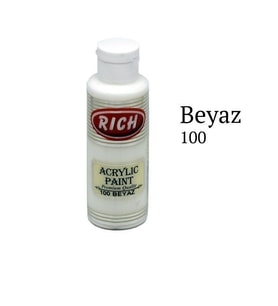 Rich Master Akrilik Boya 120 cc. 100 Beyaz 