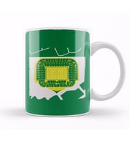Celtic Park Stadium Overhead Kupa Bardak Porselen