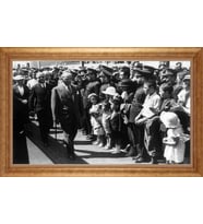 EV İŞYERİ OFİS İÇİN ALTIN ÇERÇEVELİ PASPARTULU TABLO VB770