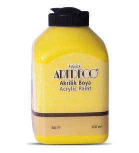 Artdeco 500Ml Koyu Sarı Akrilik Boya 3602