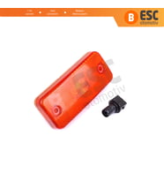 Fiat Ducato 250 Jumper Boxer Daily Relay 2006-2024 İçin Amber Renk Yan Bant Kapı Çamurluk Sinyali