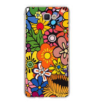 PrintiFy Samsung Galaxy J7 Prime ile Uyumlu 1mm Slim Fit Retro Colors 2 Baskılı Şeffaf  Kılıf