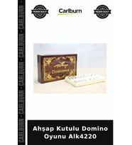 Özel Üretim Strateji Eğlenceli Hediye Klasik Ahşap Kutulu Domino Oyunu Alk4220