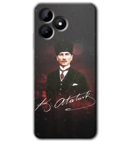 Realme C53 Kılıf HD Desen Baskılı Kılıf - Kemal Atatürk