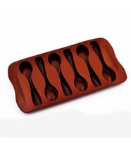Kaşık  Kalıbı Silikon   6 Lı