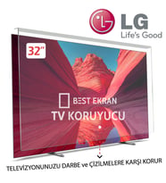 LG 32" inç Nano QLED QNED Kırılmaz Tv Ekran Koruyucu Paneli