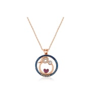Gümüş Rose Anne Ve Bebek Sevgisi Kadın Kolye CSR2180645