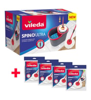 Vileda Spino Ultra Otomatik Temizlik Seti + 4 Yedek Paspas