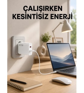 67 Watt Turbo Şarj Cihazı Motorola G30 G50 G60 G82 Uyumlu Yeni Nesil
