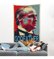 Godfather Mafya Film Duvar Örtüsü-7813