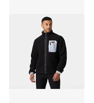 Helly Hansen Panorama Pile Snap Mont Erkek Siyah