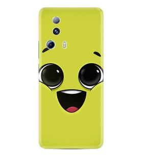 Xiaomi Mi 13 Lite Kılıf Resimli Desenli Silikon Platinium Series White Green 1833