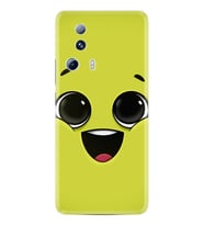 Xiaomi Mi 13 Lite Kılıf Resimli Desenli Silikon Platinium Series White Green 1833